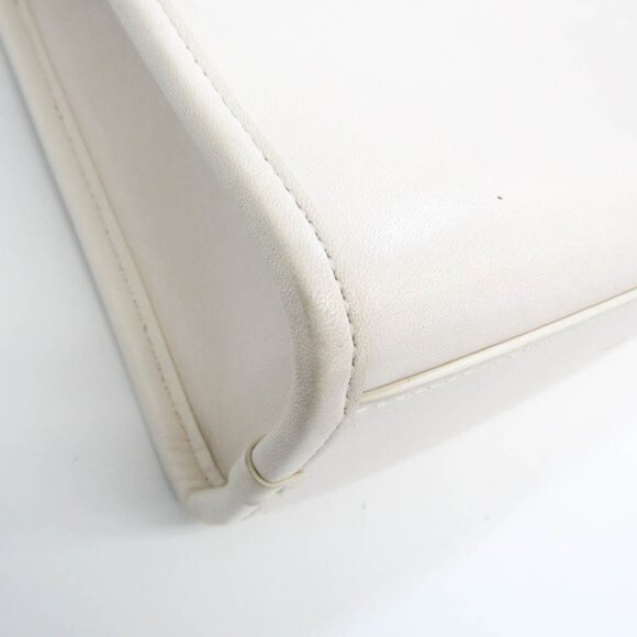 COACH One Shoulder Bag 1980-137 White Leather Mini Limited Edition Handbag - Picture 4 of 11